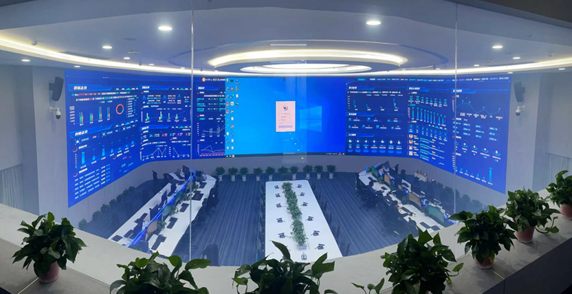 鹽城東台（tái）,公安局智慧中（zhōng）心,LED顯示屏（píng）